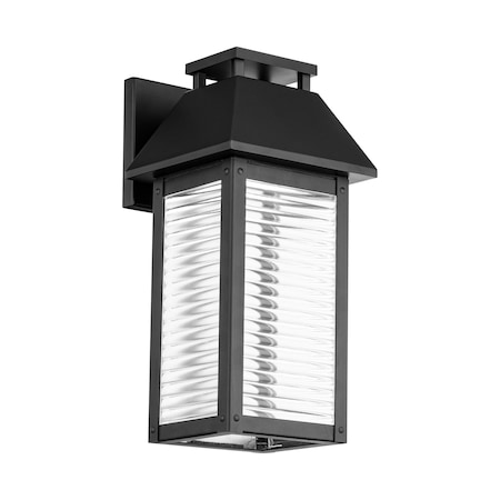 Dweled Faulkner 14in LED Indoor and Outdoor Wall Light 3000K in Black WS-W351